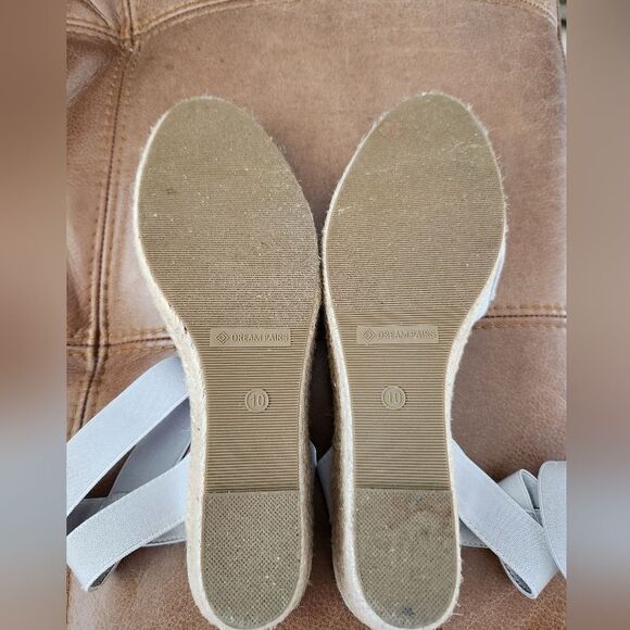 Espadrille Wedge Sandals - Worn Once - Picture 7 of 7